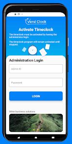versiclock admin.